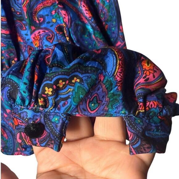 OSCAR DE LA RENTA  MISS O VINTAGE SILK DRESS WOMEN’S SIZE 4 read description - Picture 8 of 13